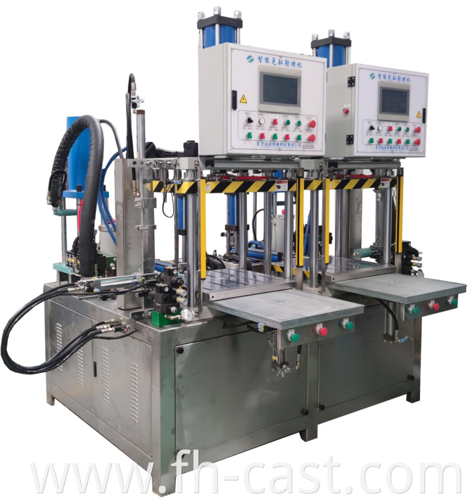 wax injection machine with moving worktable